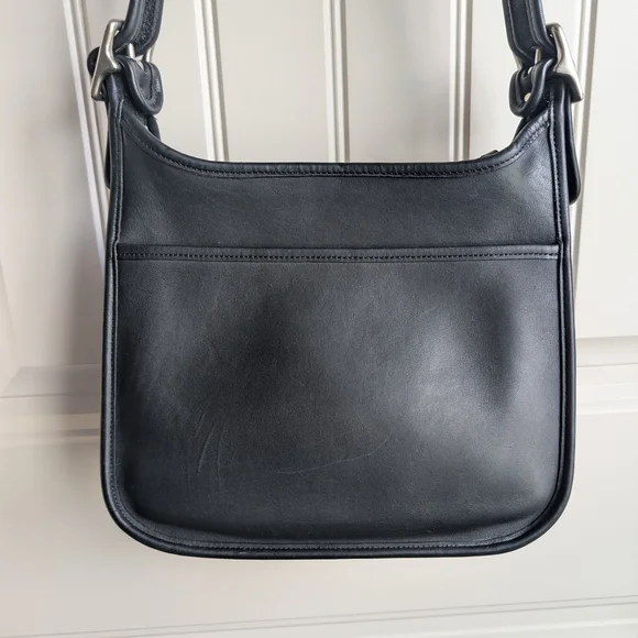 Vintage Coach Legacy 9966 Black Leather Shoulder Bag - Picture 2 of 6